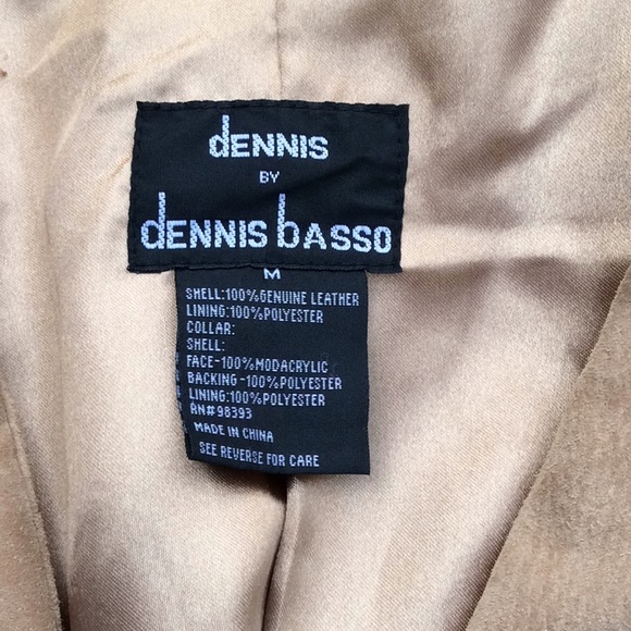 Women’s Tan 100% Leather Suede Blazer Sz Medium - Picture 4 of 6